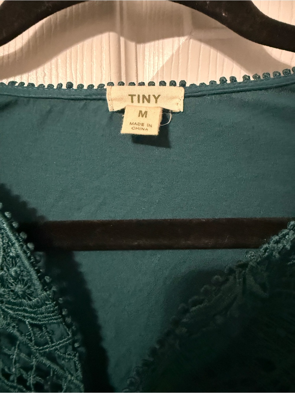 Anthropologie TINY Crochet Detail Top- S - Picture 3 of 8